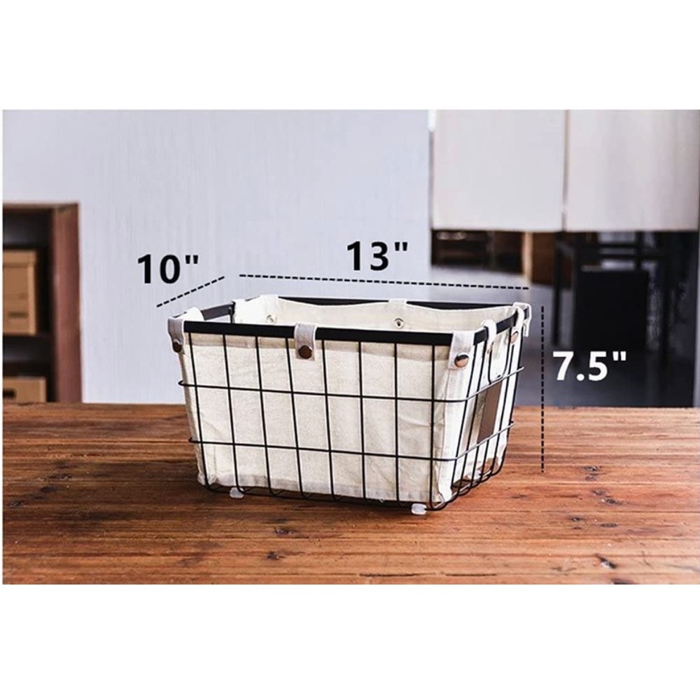 Open Storage Bread Food Basket,Kitchen Cabinet and Pantry Storage Organizer Bins